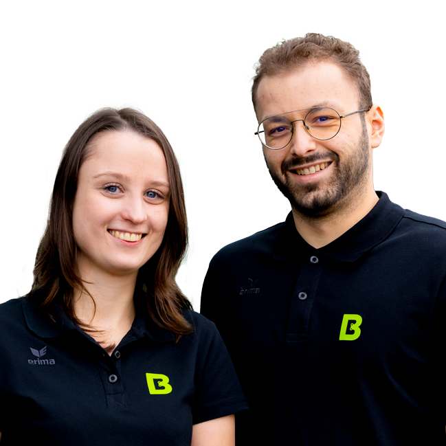 Paula Stahl und Alessandro Massaro der Bikeleasing Personalabteilung