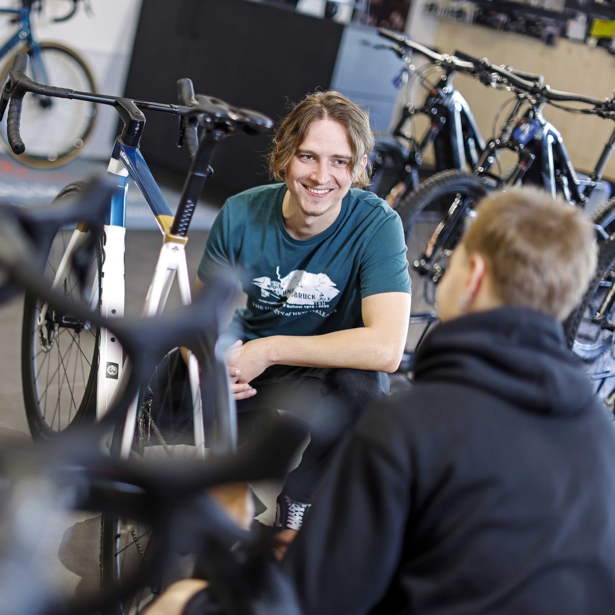 Bikeleasing Partnerhändler berät Kunden