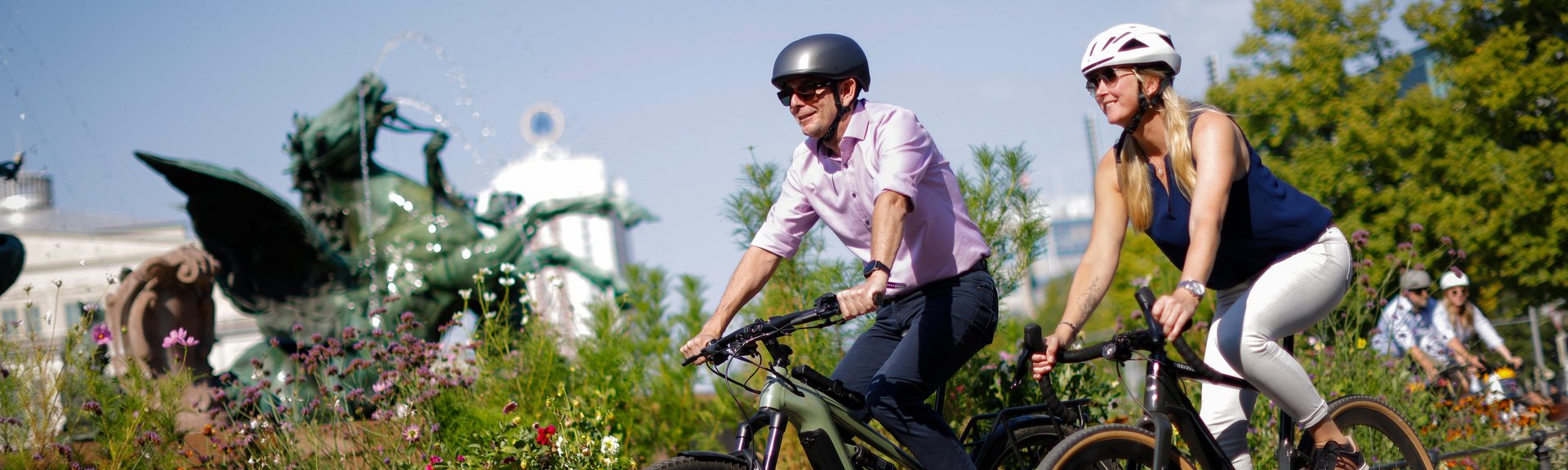 Dienstrad = Jobrad = Bikeleasing? Radfahrer und Radfahrerin in der Stadt