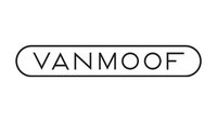Schriftzug „VANMOOF“ in einem abgerundeten rechteckigen Rahmen auf weißem Hintergrund.